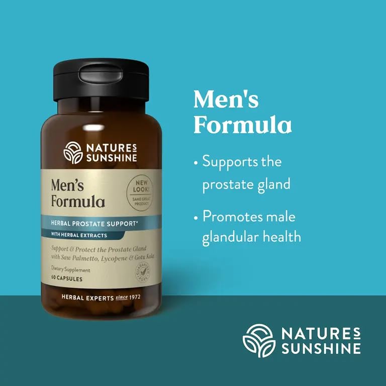 Frasco Nature's Sunshine junto a una regla para comparar tamaño y porciones