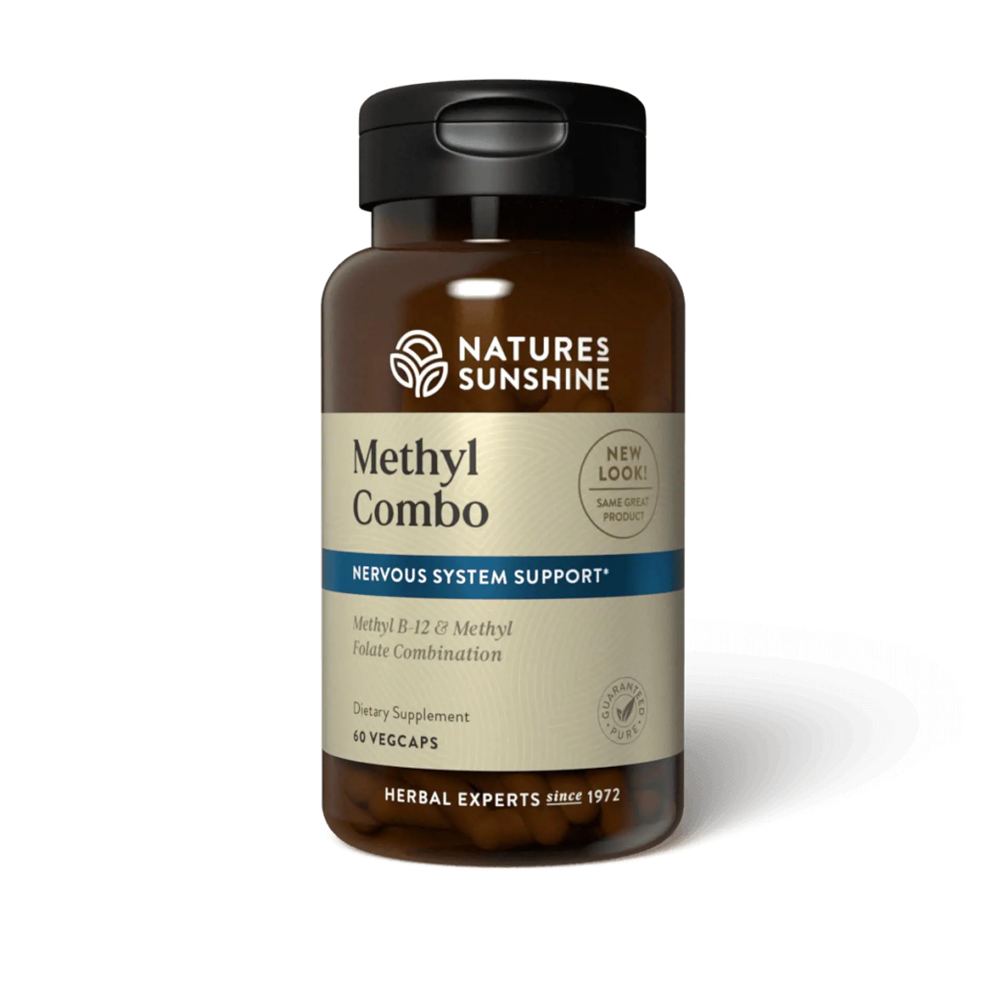 Nature's Sunshine frente del envase mostrando etiqueta y beneficios claros