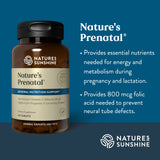 Nature's Sunshine etiqueta con ingredientes y dosificación clara para comparar