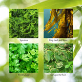 Nature's Sunshine comparación de tamaño del frasco para percepción de escala