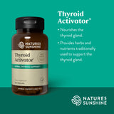 Nature's Sunshine detalle de etiqueta con ingredientes y datos de calidad