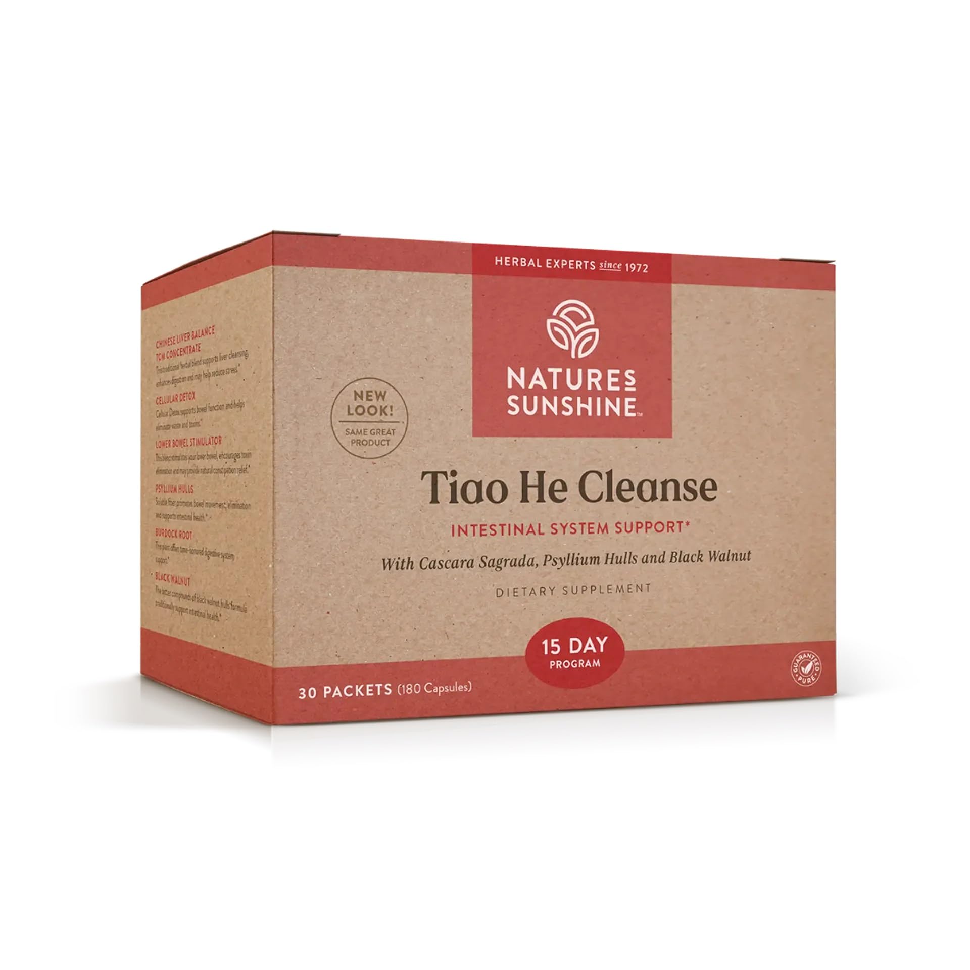 Nature's Sunshine envase frontal mostrando la marca y beneficio digestivo