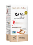 Nature's Trove envase frontal de SAM-e 60 tabletas preservación y claridad