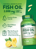 Nature's Truth etiqueta nutricional enfocada en omega‑3 y pureza