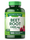 Nature's Truth frasco frontal con 180 cápsulas que facilita la suplementación diaria