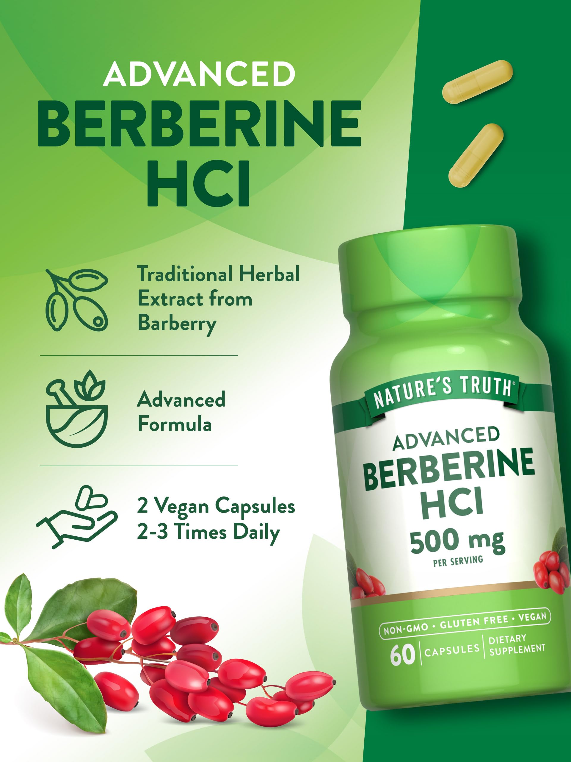 Nature's Truth extracto de barberry ilustrado, origen botánico del ingrediente