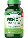 Nature's Truth envase frontal mostrando 250 cápsulas y beneficios claros