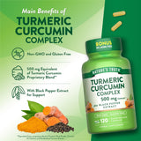 Nature's Truth etiqueta con datos nutricionales y lista de ingredientes clara