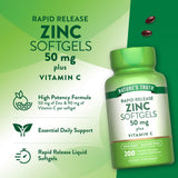 Nature's Truth etiqueta con listado de ingredientes y certificaciones visibles