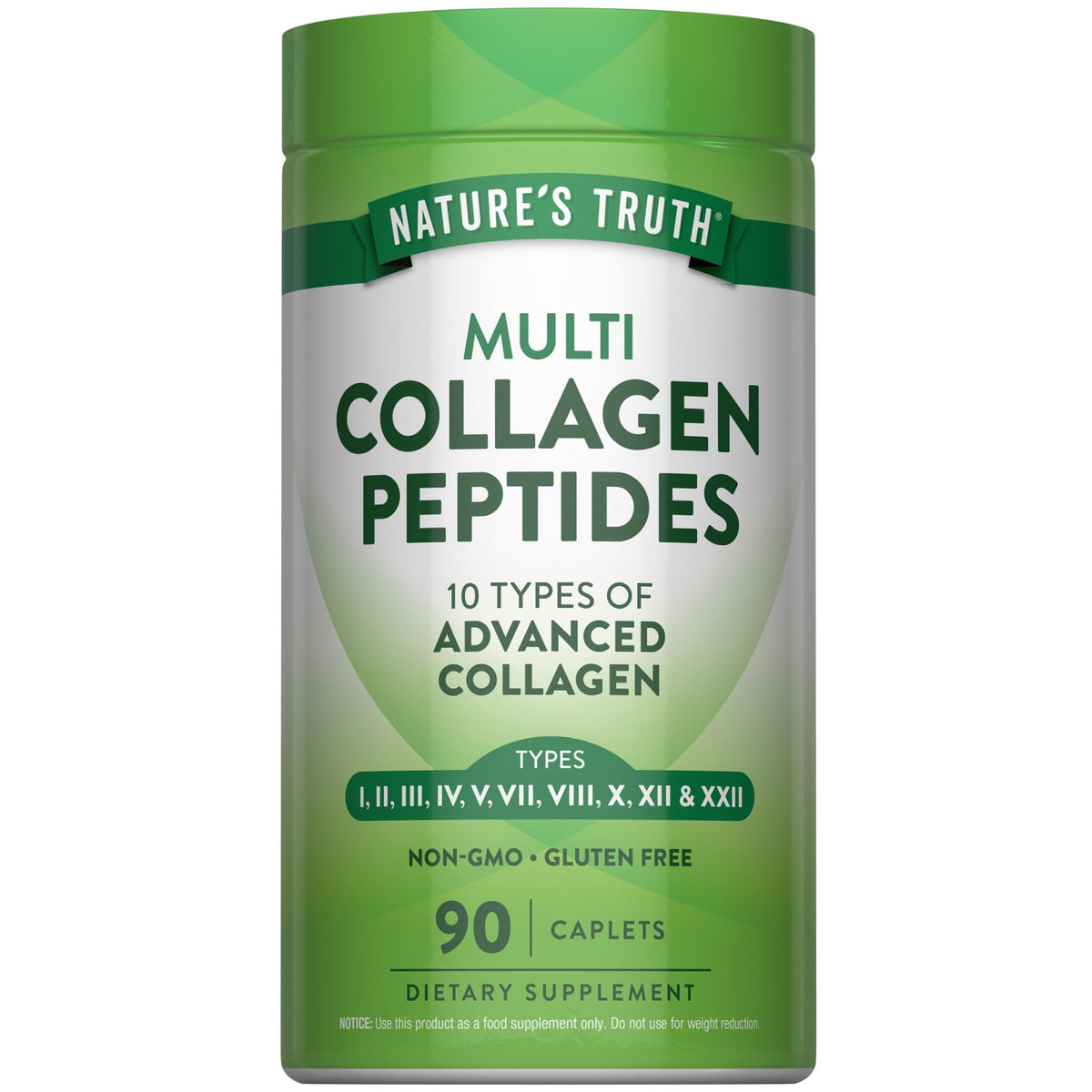 Nature's Truth frontal del empaque mostrando beneficios y formato