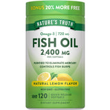 Nature's Truth envase frontal mostrando 120 softgels y concentración 2400mg
