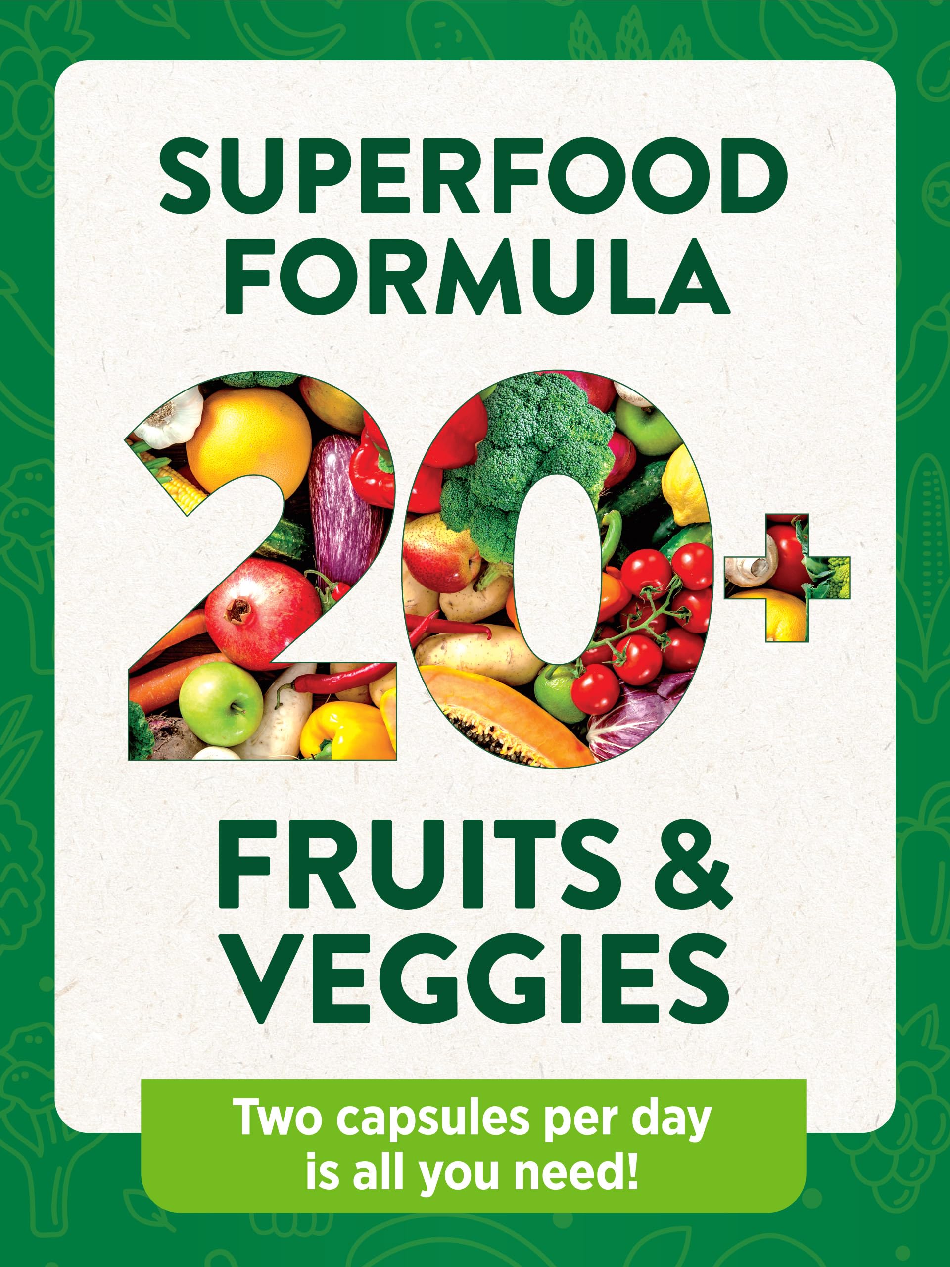 Nature's Truth mezcla de frutas y verduras mostrando variedad vegetal
