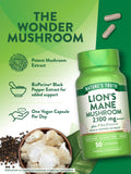 Nature's Truth etiqueta con listado de ingredientes y ausencia de alérgenos
