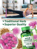 Nature's Truth etiqueta con lista de ingredientes y sello libre de gluten
