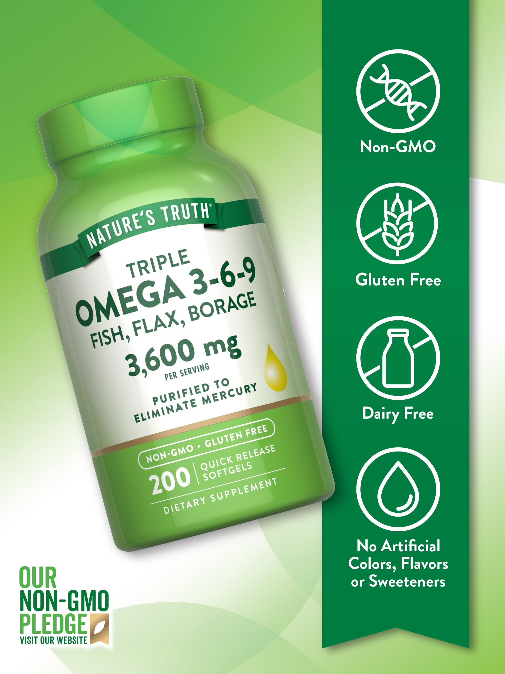 Nature's Truth gota de aceite que muestra pureza y origen purificado