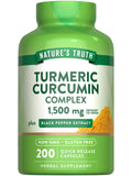 Nature's Truth envase frontal mostrando 200 cápsulas y beneficios claros