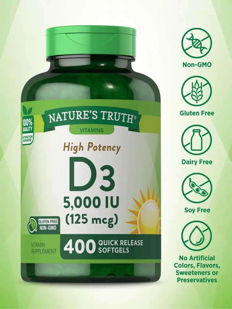 Nature's Truth cápsula en mano para comparar tamaño y dosis práctica