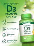 Nature's Truth etiqueta nutricional clara para conocer ingredientes y dosis