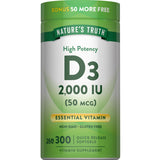 Nature's Truth botella frontal mostrando etiqueta clara y beneficio práctico