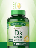 Nature's Truth etiqueta de ingredientes y tabla nutricional legible