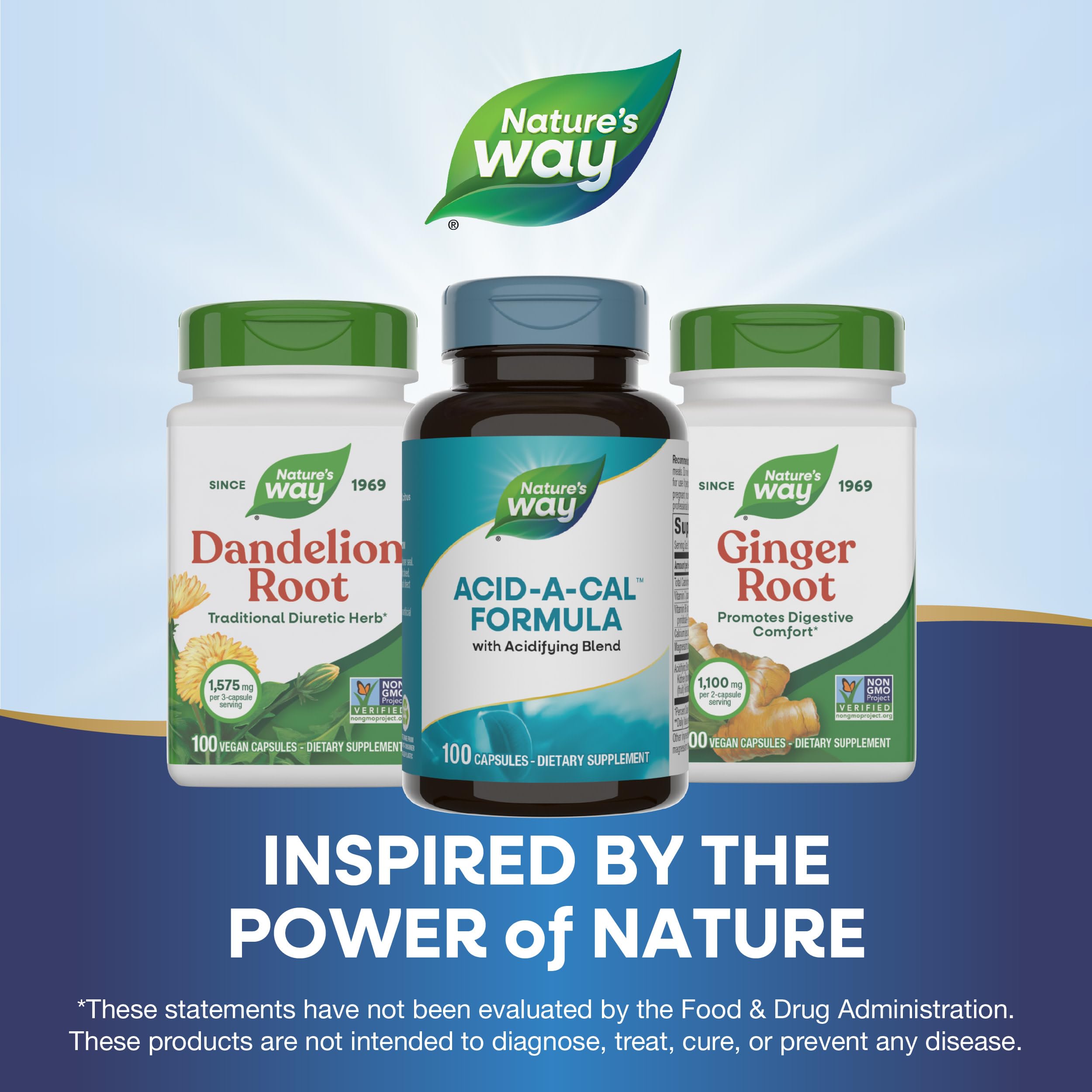 Nature's Way packaging variable ejemplo de presentación del producto