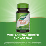 Nature's Way cápsulas ADRENergize en mano, presentación práctica para viajes