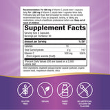 Nature's Way etiqueta con certificación orgánica y lista de ingredientes