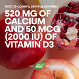 Nature's Way etiqueta nutricional en detalle, transparencia de ingredientes