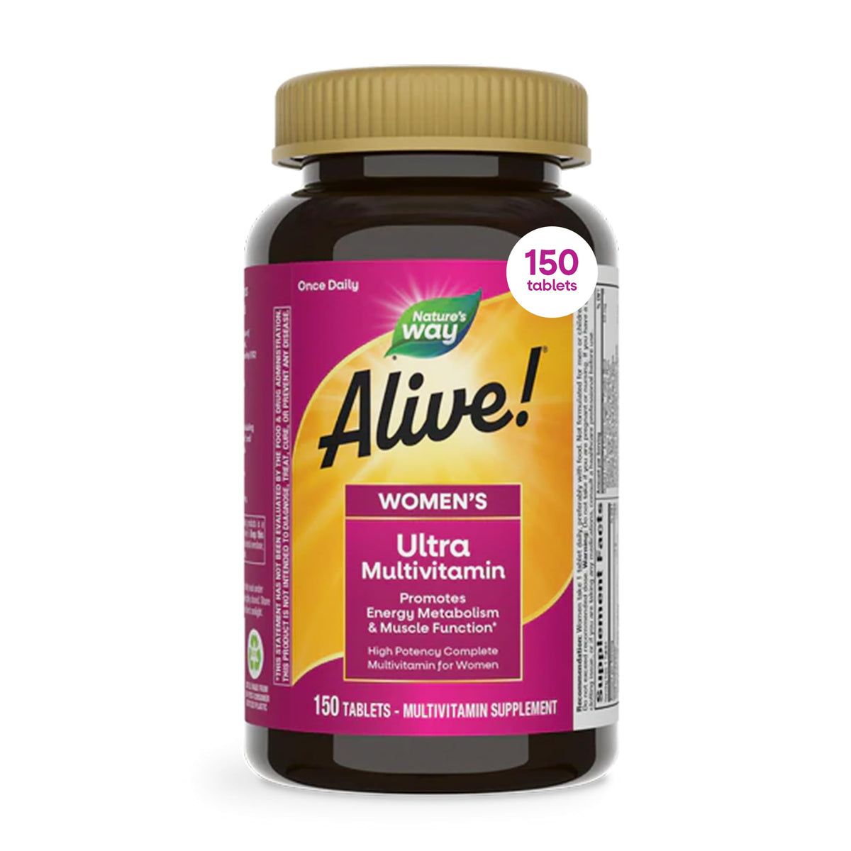 Nature's Way envase frontal mostrando multivitamínico mujer alta potencia