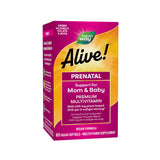 Nature's Way empaque frontal del producto muestra fórmula prenatal y beneficios