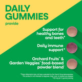 Nature's Way primer plano textura de gominola, aspecto apetecible y masticable