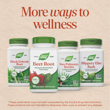 Nature's Way bote colocado en entorno natural, refleja origen y compromiso con la naturaleza