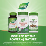 Nature's Way frasco en ambiente saludable sugiere uso diario sencillo