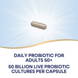 Nature's Way caja abierta con cápsulas destacando dosis mensual y almacenamiento