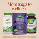 Nature's Way CalmAid escena de relajación en casa para mostrar estilo de vida calmado