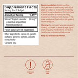 Nature's Way CalmAid etiqueta con lista de ingredientes y dosis recomendada clara