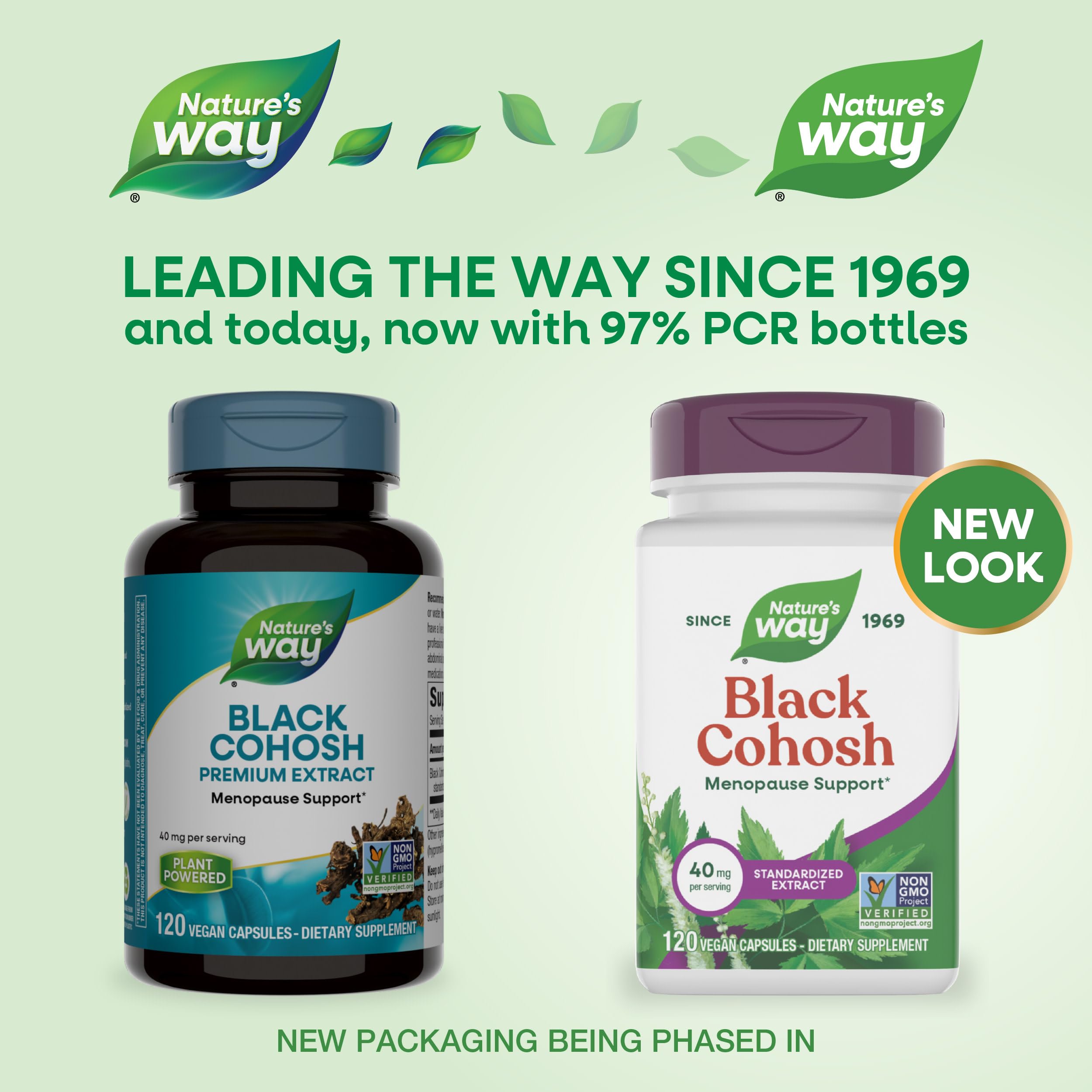 Nature's Way cápsula vegana en primer plano para fácil ingestión