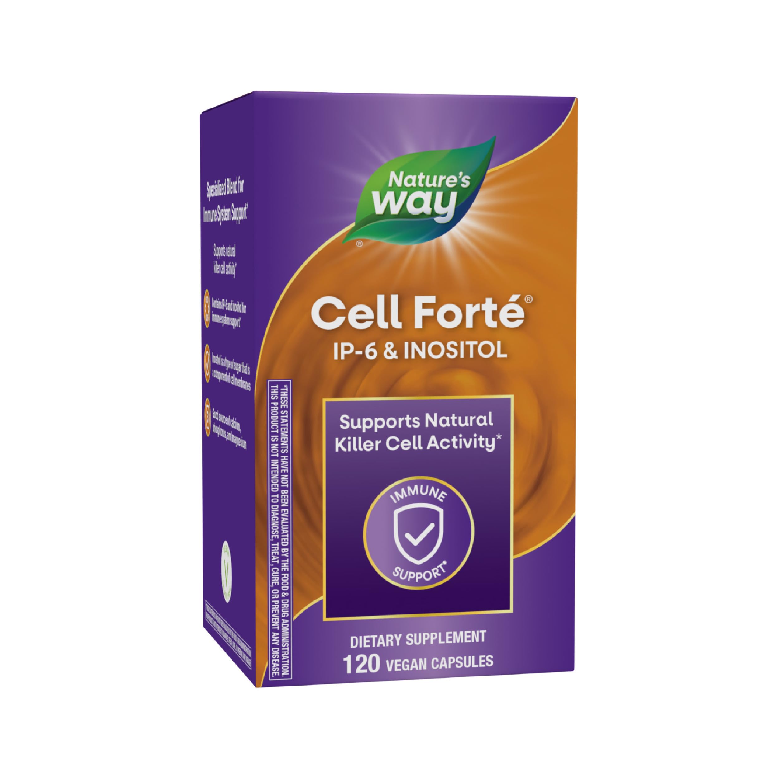 Nature's Way frasco Cell Forté vista frontal, presentación clara y beneficios