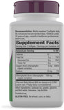 Nature's Way etiqueta nutricional de Chlorofresh mostrando información y sin gluten