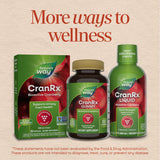 Nature's Way gominolas CranRx dentro de bolso de viaje para consumo fuera de casa