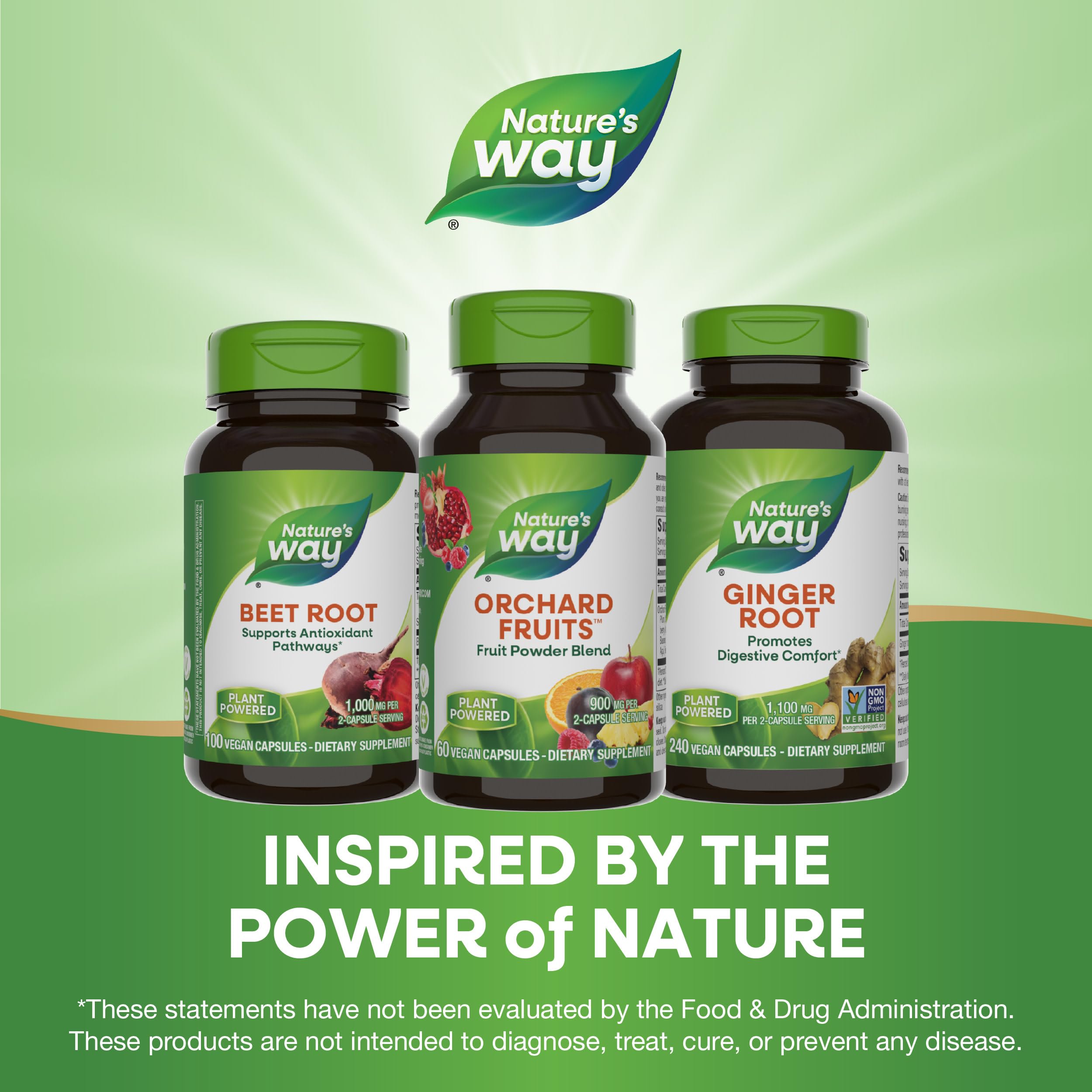 Nature's Way producto en escena de cocina para estilo de vida saludable