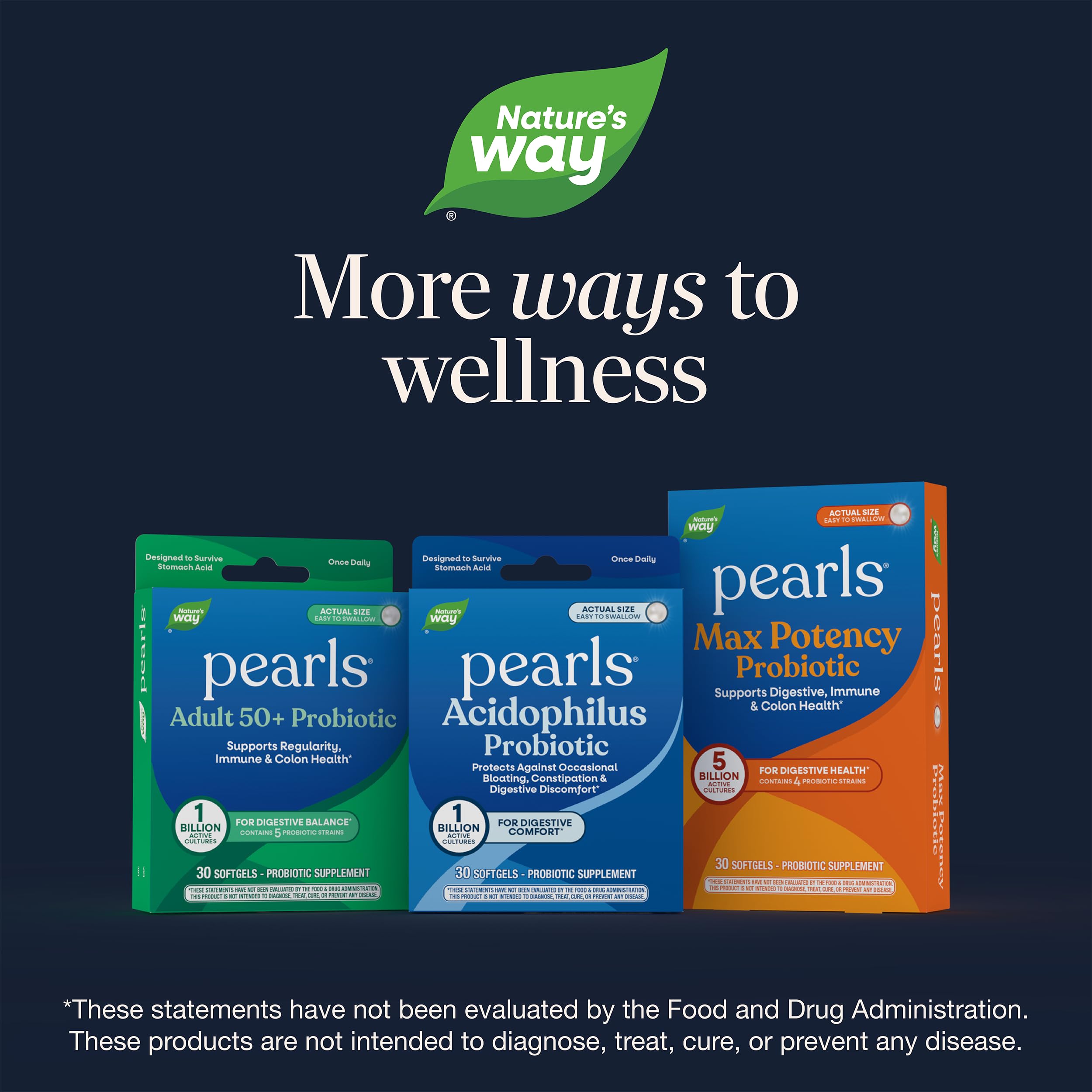 Nature's Way etiqueta con ingredientes y cepas HOWARU visibles