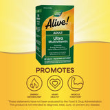 Nature's Way etiqueta nutricional con vitaminas y minerales clave