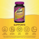 Nature's Way etiqueta nutricional mostrando vitaminas y minerales
