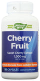 Nature's Way frasco frontal del extracto de cereza, presentación práctica y sin gluten
