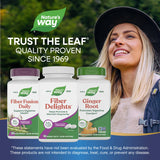 Nature's Way sello vegano en etiqueta mostrando apto para dietas veganas