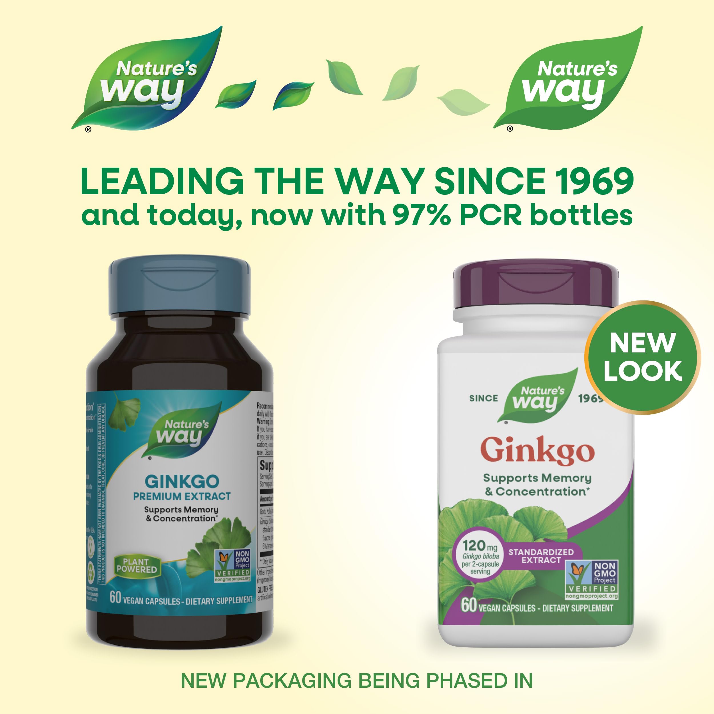 Nature's Way primer plano de cápsula vegana para fácil ingestión