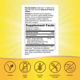 Nature's Way etiqueta con información nutricional y beneficios