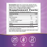 Nature's Way etiqueta nutricional, muestra 100% valor diario de zinc por porción
