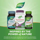Nature's Way producto junto a comida para mostrar toma con las comidas